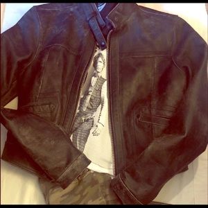 Gap 1969 Limited Edition Leather Moto jacket